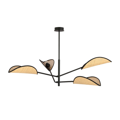 VENE 4 BLACK/RATTAN