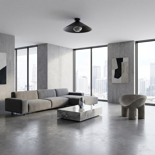 MONO 1M CEILING LIGHT BLACK GRAPHITE - 5