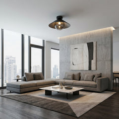 MONO 1S CEILING LIGHT BLACK GRAPHITE - 4