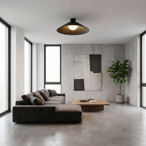 MONO 1L CEILING LIGHT BLACK OPAL - 6