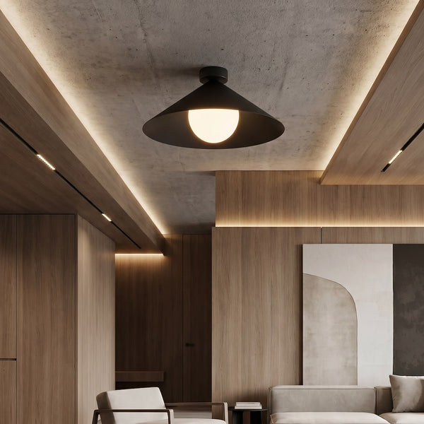MONO 1M CEILING LIGHT BLACK OPAL - 8