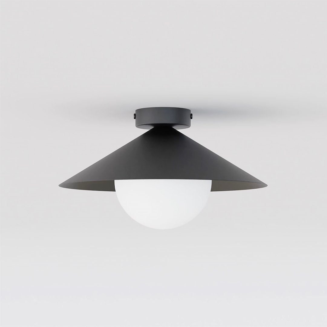 MONO 1S CEILING LIGHT BLACK OPAL