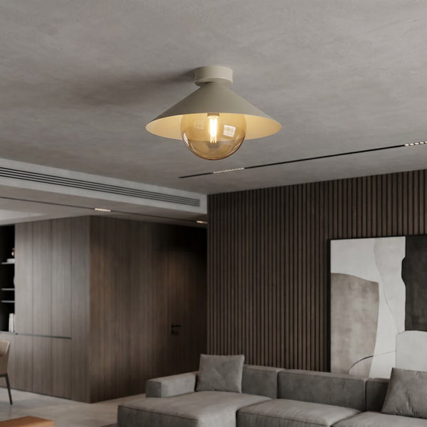 MONO 1S CEILING LIGHT MOCHA AMBER - 4