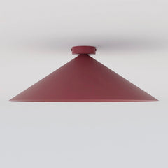 MONO 1L CEILING LIGHT BURGUNDY OPAL