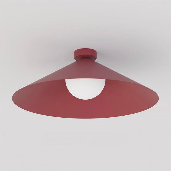 MONO 1L CEILING LIGHT BURGUNDY OPAL - 2
