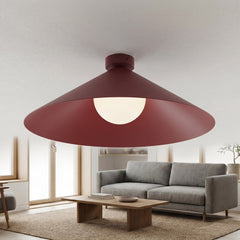 MONO 1L CEILING LIGHT BURGUNDY OPAL - 5