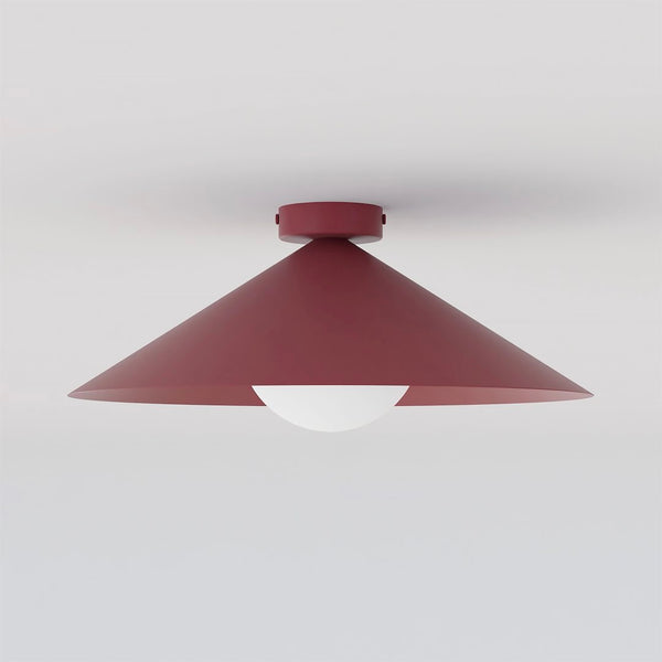 MONO 1M CEILING LIGHT BURGUNDY OPAL
