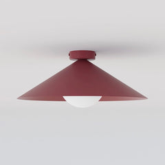 MONO 1M CEILING LIGHT BURGUNDY OPAL