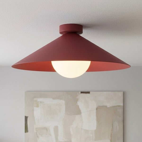 MONO 1M CEILING LIGHT BURGUNDY OPAL - 3