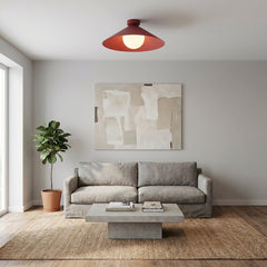 MONO 1M CEILING LIGHT BURGUNDY OPAL - 5