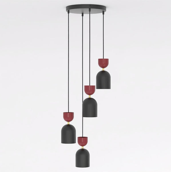 GAUDI 4PREM BLACK BURGUNDY - 2