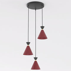 KLEVER 3PREM BURGUNDY BLACK