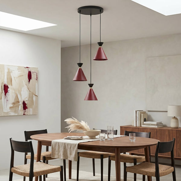 KLEVER 3PREM BURGUNDY BLACK - 5