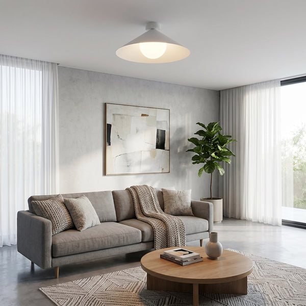 MONO 1M CEILING LIGHT WHITE OPAL - 7