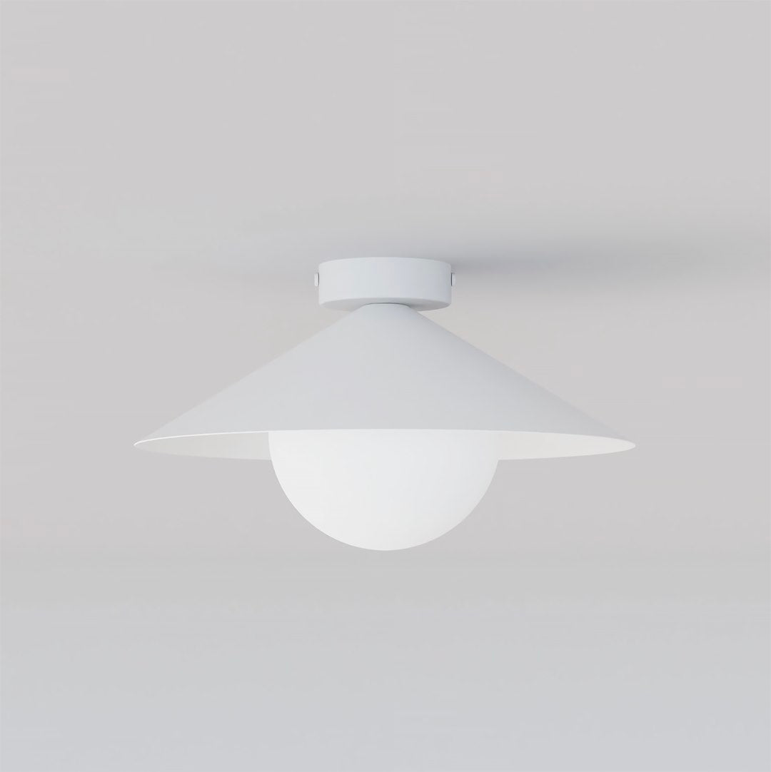 MONO 1S CEILING LIGHT WHITE OPAL
