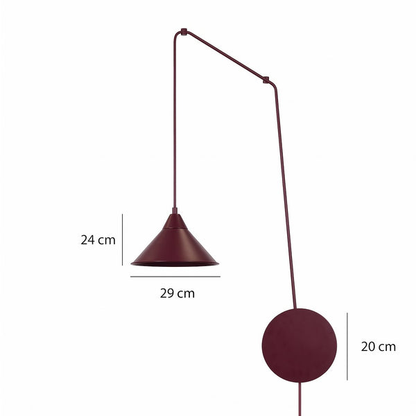 ABRAMO 1 BURGUNDY