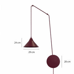 ABRAMO 1 BURGUNDY