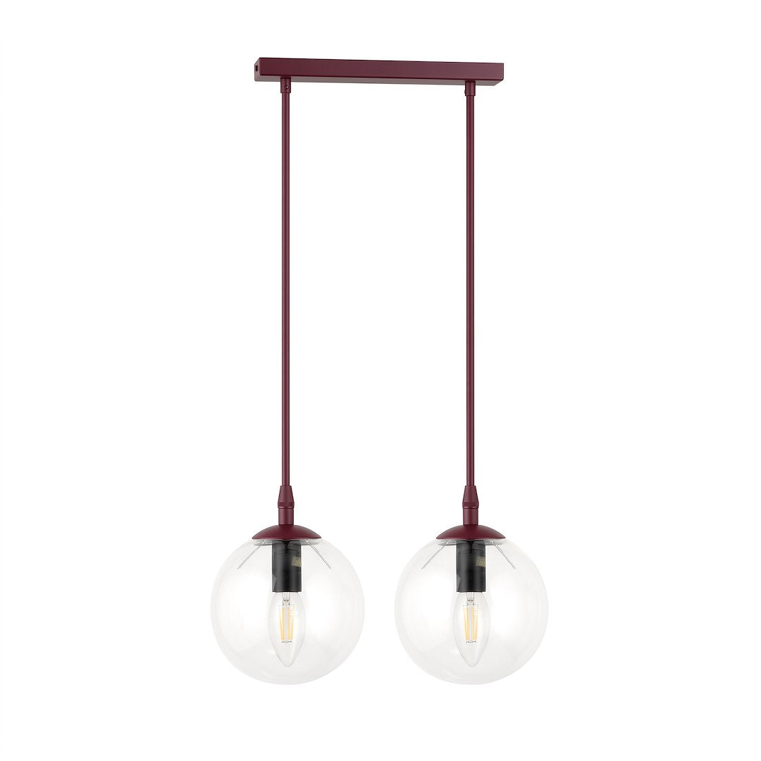 COSMO 2 BURGUNDY TRANSPARENT