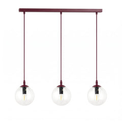 COSMO 3 BURGUNDY TRANSPARENT