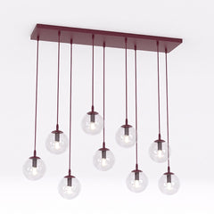 COSMO 9 BURGUNDY TRANSPARENT
