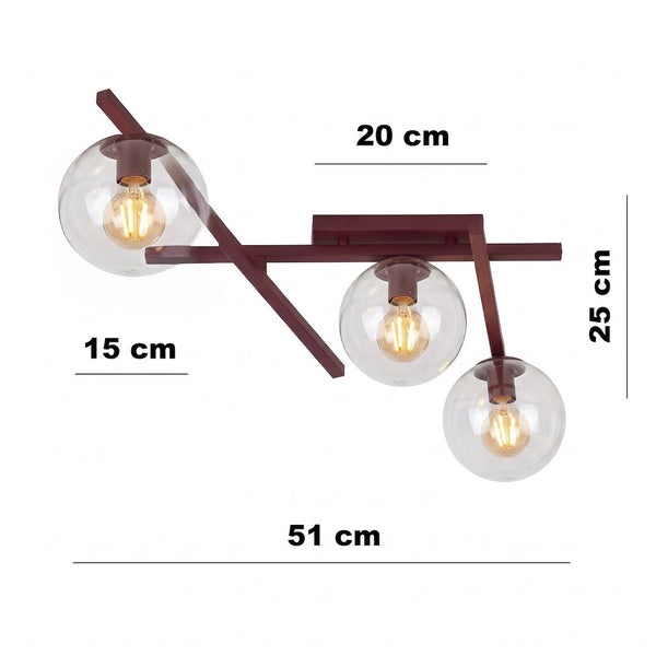 SMART 3 BURGUNDY TRANSPARENT