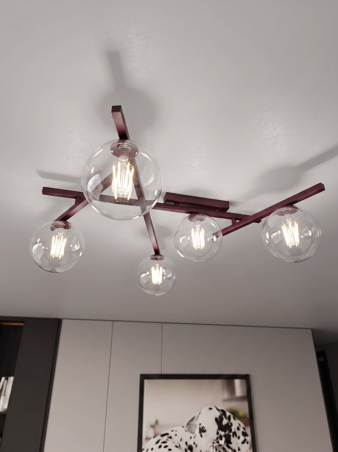 SMART 5 BURGUNDY TRANSPARENT