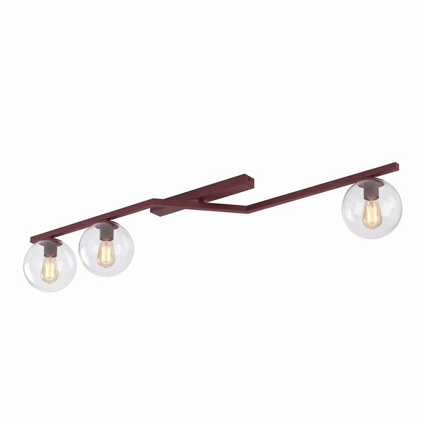 NATON 3 BURGUNDY TRANSPARENT