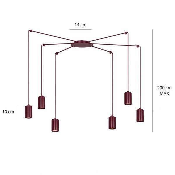 TRAKER 6 BURGUNDY