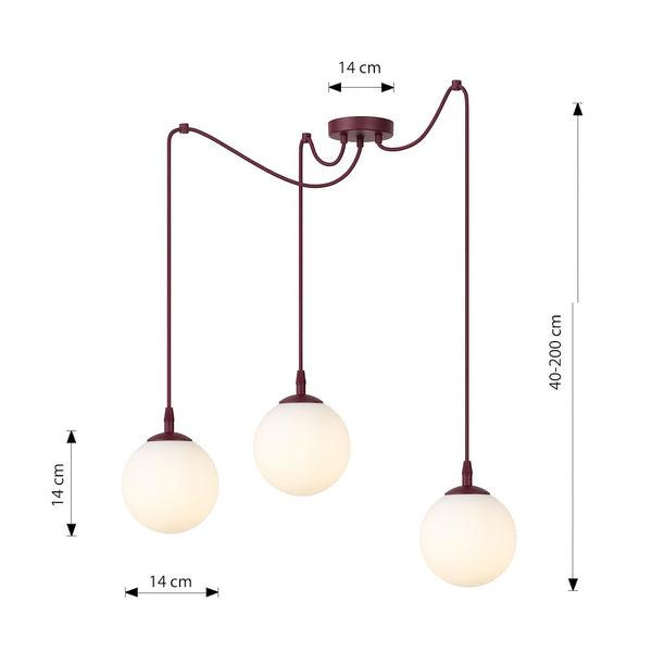 GIGI 3 BURGUNDY OPAL