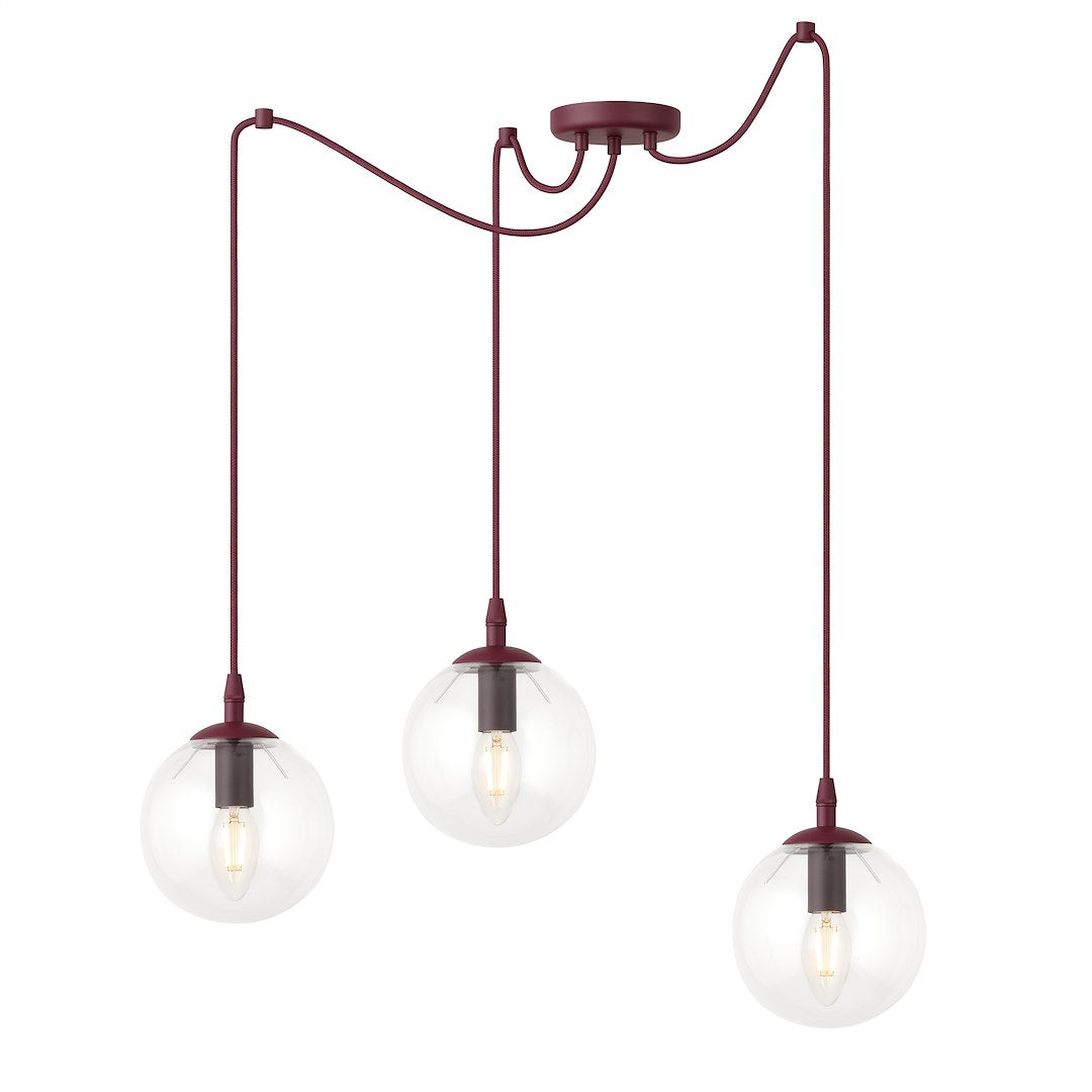 GIGI 3 BURGUNDY TRANSPARENT