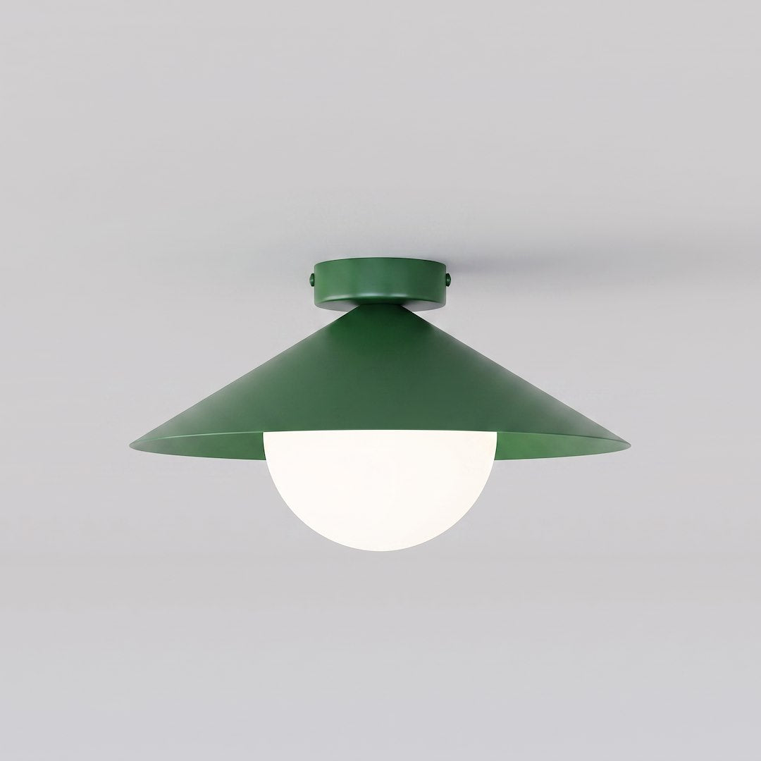 MONO PLAFON 1S OLIVE GREEN