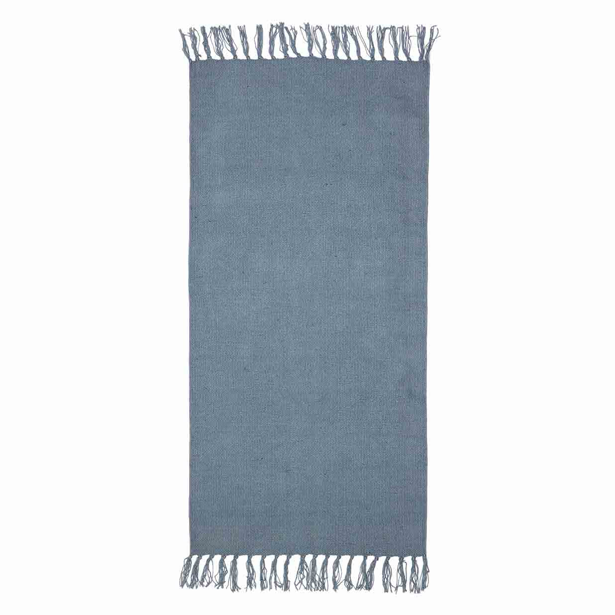 Hette, blauw vloerkleed 70x140 cm