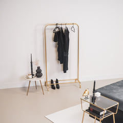 Clothes rack - Metal - Gold - 80 x 40 x 150 cm