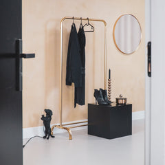 Clothes rack - Metal - Gold - 80 x 40 x 150 cm