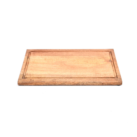 Premium Wooden Cutting Board with Juice Groove | Durable Food-Safe Chopping, Serving & Charcuterie Platter for Kitchen