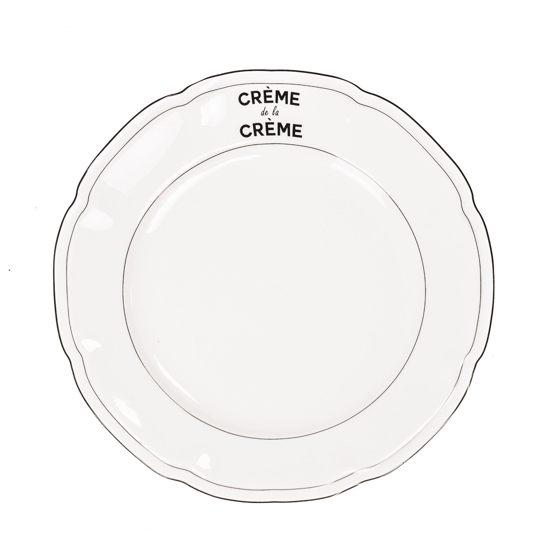 Plate - Crème de la Crème - New Bone China - 26 x 26 x 1.5 cm
