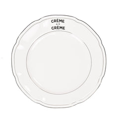 Plate - Crème de la Crème - New Bone China - 26 x 26 x 1.5 cm