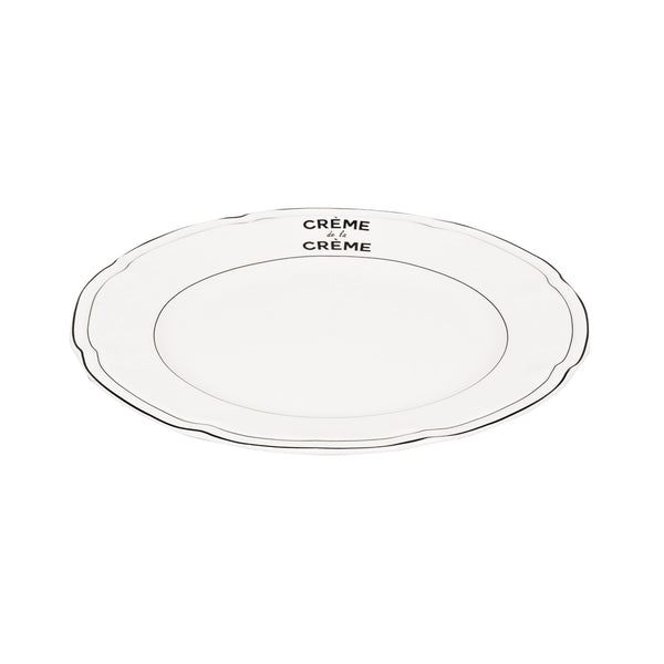 Plate - Crème de la Crème - New Bone China - 26 x 26 x 1.5 cm