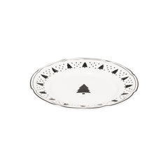 Plate - Christmas Tree - New Bone China - 10x15x1.5 cm
