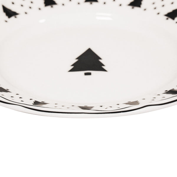 Plate - Christmas Tree - New Bone China - 10x15x1.5 cm
