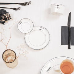 Plate - Crème de la Crème - Newbone China - 10x15x1.5cm