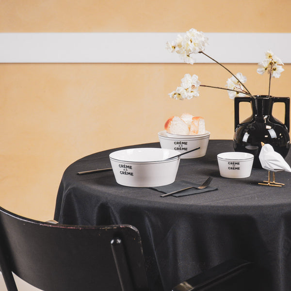 Schaal - Creme de la Creme - New Bone China - 17.5x17.5x6.5 cm