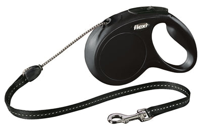 FLEXI Classic Rollijn Cord Zwart M 5 m