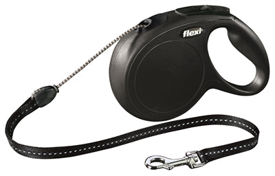 FLEXI Classic Cord Rollijn Zwart M 8 m