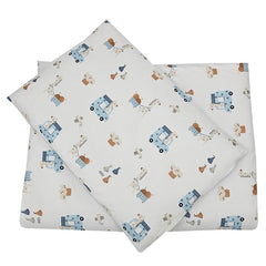 Printed cotton bedding - 2-piece 120x90 cm GIRAFFE