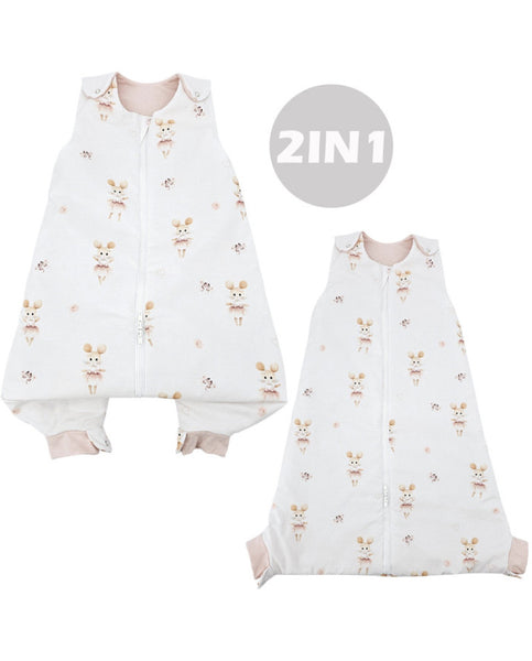 2in1 multifunctional baby sleeping bag BALLERINA MOUSE