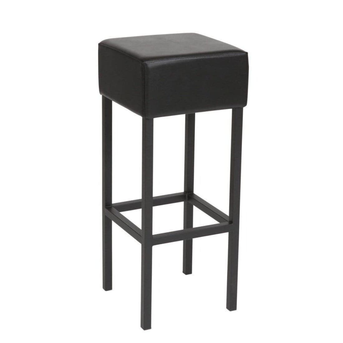 Tabouret de bar Workliving Skai - Noir / Noir