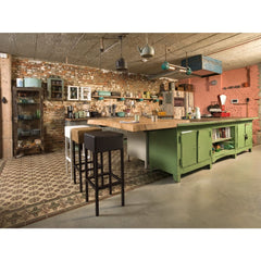 Tabouret de bar Workliving Skai - Noir / Noir