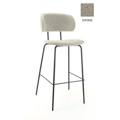 Workliving High Bar Stool Society Bo - Bouclé Shitake