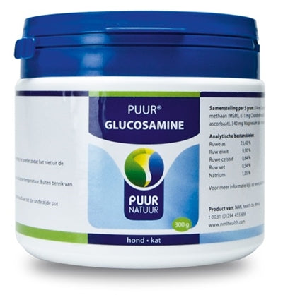 Pure glucosamine voor honden en katten 300 g